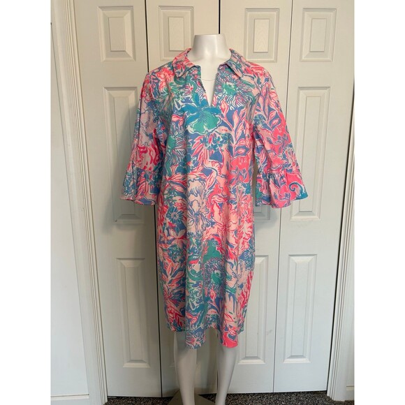 Lilly Pulitzer Dresses & Skirts - Lilly Pulitzer Ginger Stretch Dress Size 16 NWT